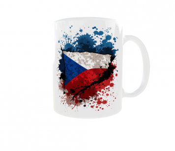 Kubek Barwy Narodowe Flaga Godło Państwa Czechy Czech Rep