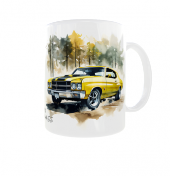 Kubek 300ml Klasyczne auta Muscle Cars v2
