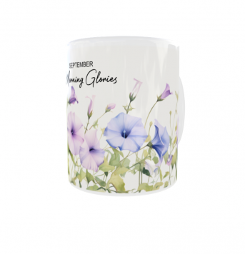 Kubek 300ml Kolekcja Kwiaty Rośliny Miesiące v7 Farbitis Morning Glory