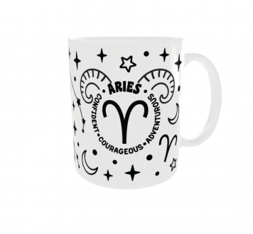 Kubek Znaki Zodiaku Horoskop Astrologia v2 Aries Baran